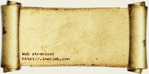 Jagoda Džaković vizit kartica